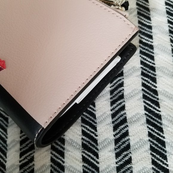 Kate Spade Minnie Mouse L-zip Bifold Wallet Vellum - Picture 4 of 7